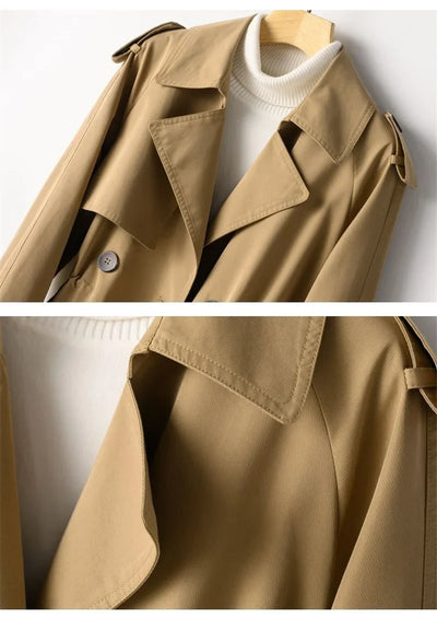 Korean Trench – Women’s Loose Fit Coat