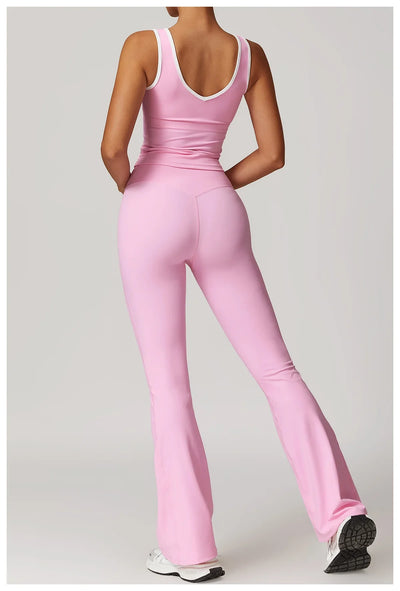 2-Piece Yoga Set – High Waist Leggings & Sports Bra for Women