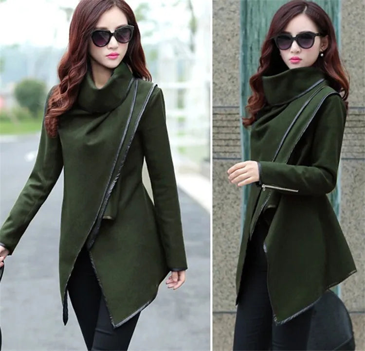 Long Wool Trench – Women’s Cashmere Coat