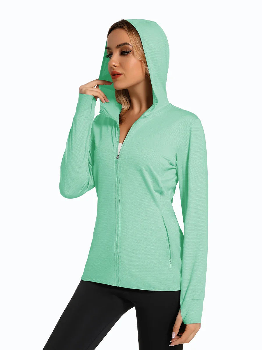 UPF 50+ Jacket – Women’s Sun Protection Hoodie