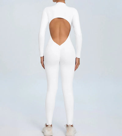 One-Piece Fitness Jumpsuit – Seamless Women’s Training Suit