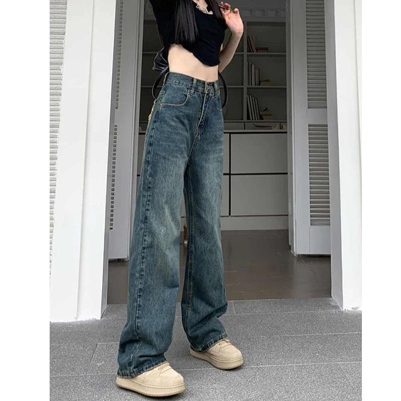 Wide Leg High Waist Jeans