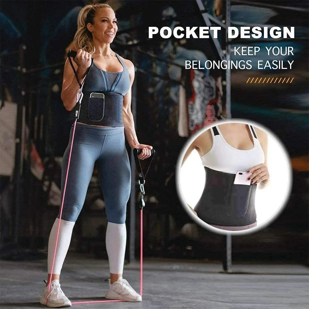 Waist Trainer Wrap – Sweat Belt & Tummy Control