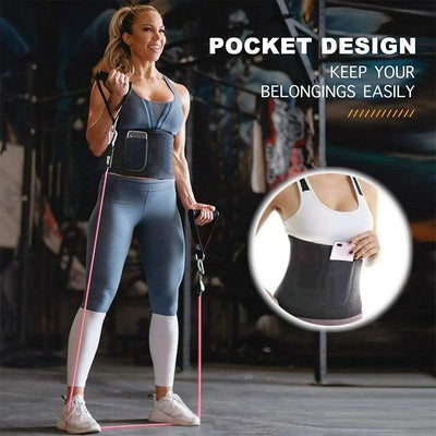 Waist Trainer Wrap – Sweat Belt & Tummy Control