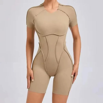 One-Piece Gym Jumpsuit – Sexy Athletic Yoga Suit