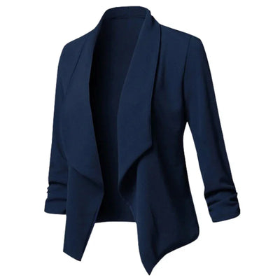 Ruched Blazer – Women’s Lightweight Jacket