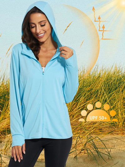 UPF 50+ Jacket – Women’s Sun Protection Hoodie