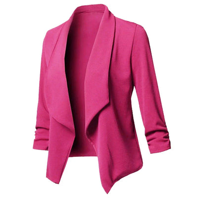 Ruched Blazer – Women’s Lightweight Jacket