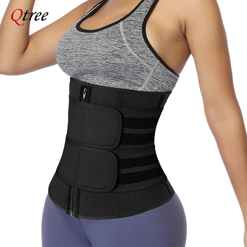 Plus Size Waist Trainer – Sweat Slimming Corset Belt