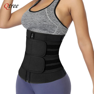 Plus Size Waist Trainer – Sweat Slimming Corset Belt