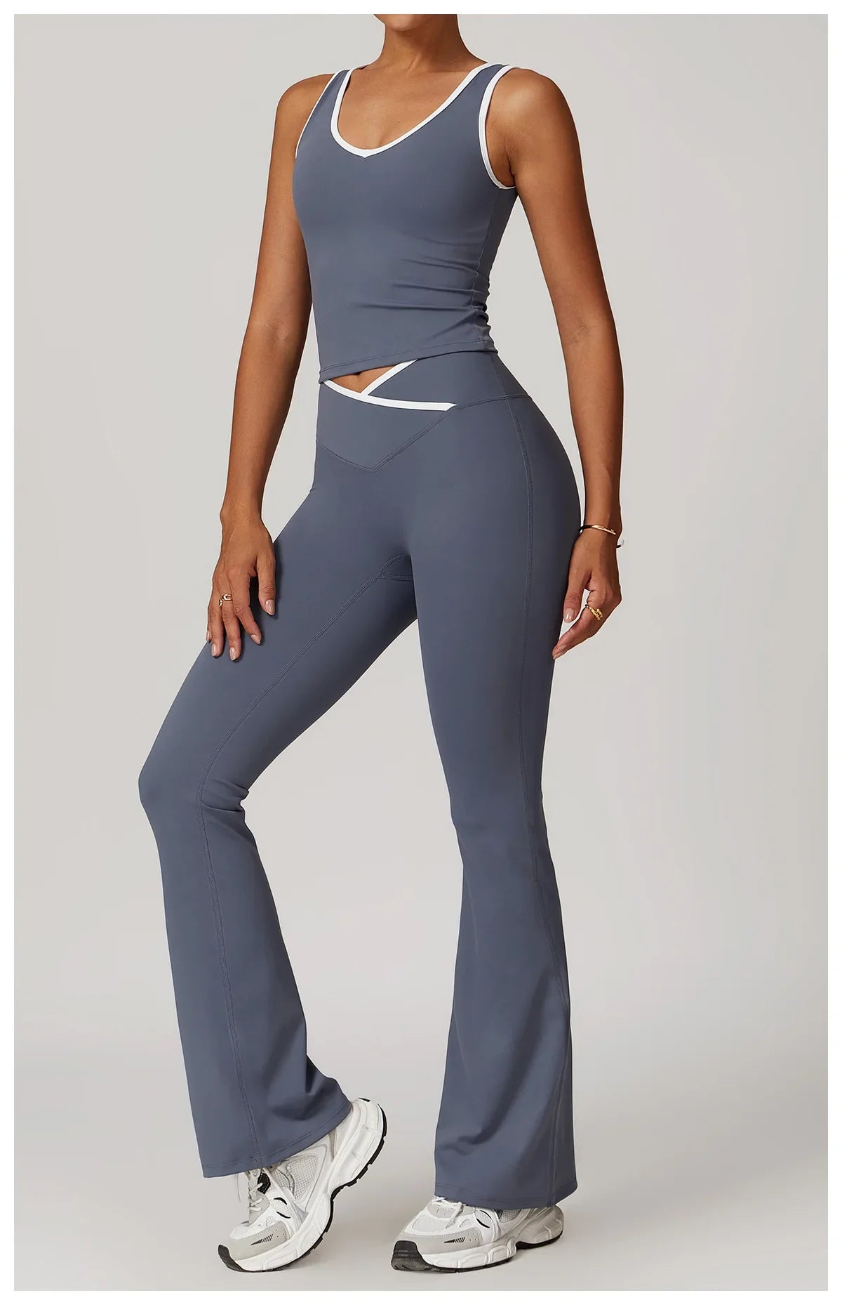 2-Piece Yoga Set – High Waist Leggings & Sports Bra for Women