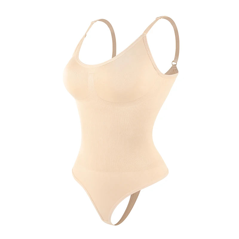 Seamless Shapwear Thong Bodysuit