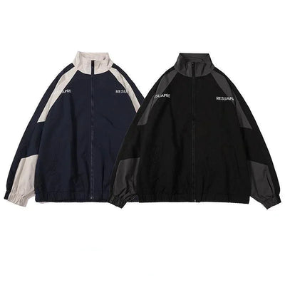Vintage Patchwork Jacket – Women’s Streetwear
