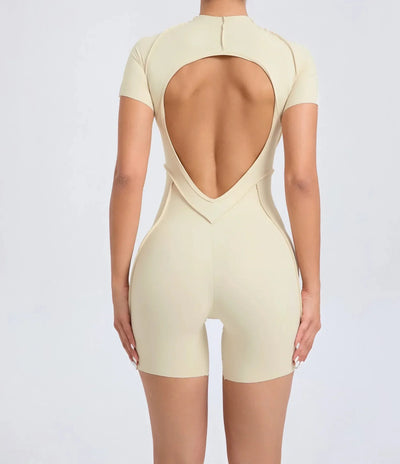 One-Piece Gym Jumpsuit – Sexy Athletic Yoga Suit