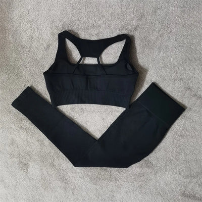 Seamless Sports Bra & Shorts Set