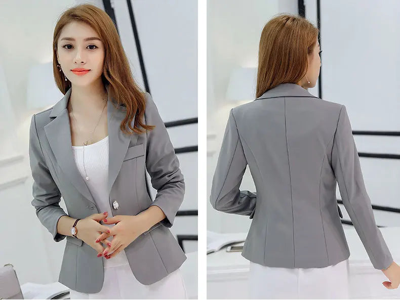 Slim Fit Blazer – Women’s Korean Style