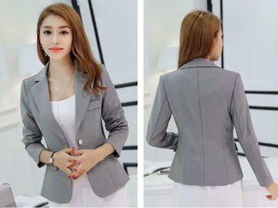 Slim Fit Blazer – Women’s Korean Style