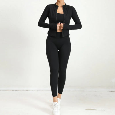 2-Piece Yoga Jacket & Leggings Set