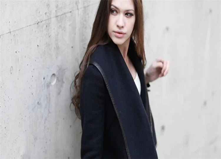 Long Wool Trench – Women’s Cashmere Coat