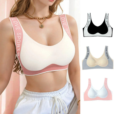 High Impact Sports Bra – Seamless Racerback Compression