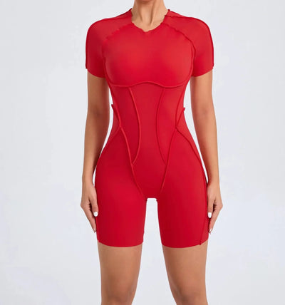 One-Piece Gym Jumpsuit – Sexy Athletic Yoga Suit