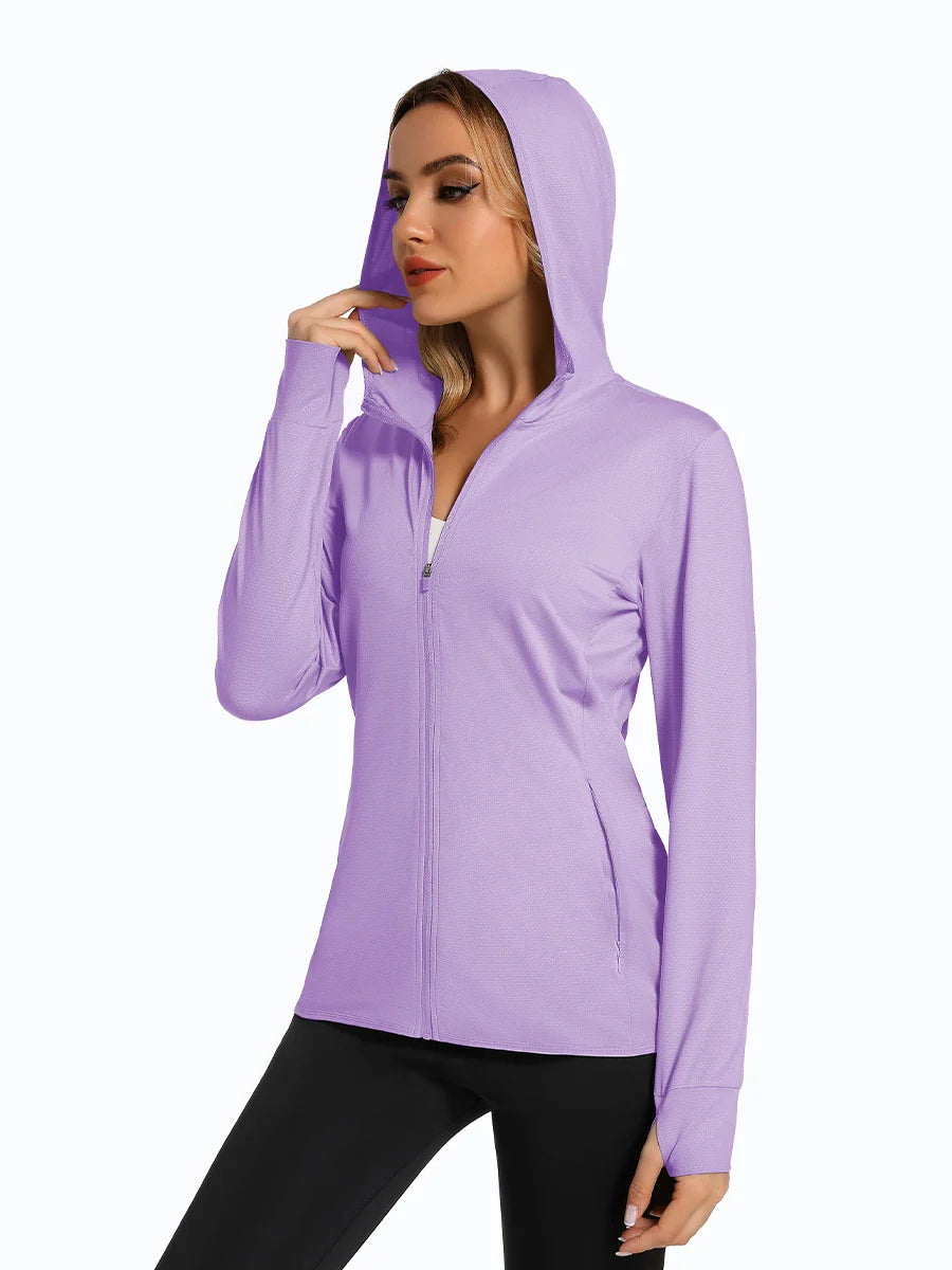 UPF 50+ Jacket – Women’s Sun Protection Hoodie