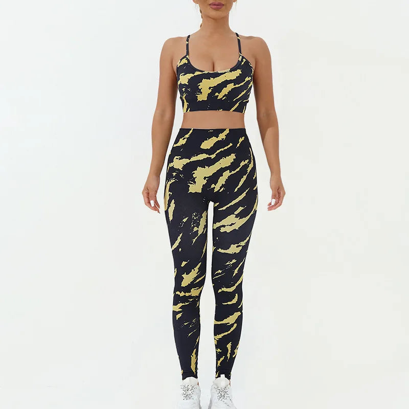 Women’s 2-Piece Gym Set – Sports Bra & Leggings
