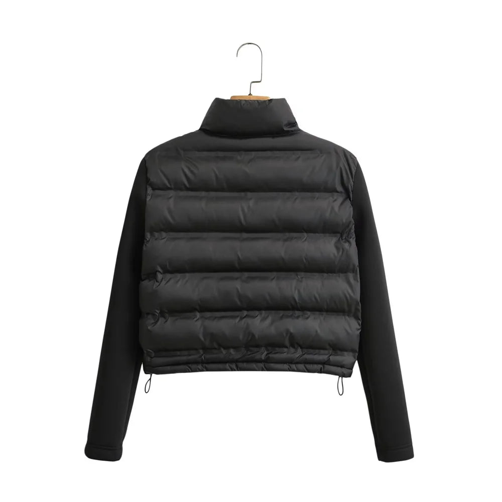 Splice short cotton jacket