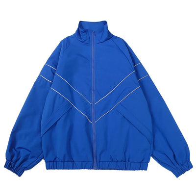 Reflective Windbreaker – Men’s Streetwear Jacket