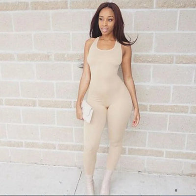 Sleeveless Yoga Fitness Jumpsuit