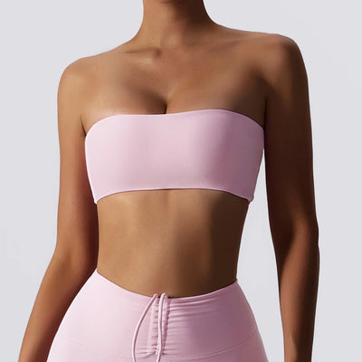 Strapless Sports Bra – Quick-Dry Tube Top