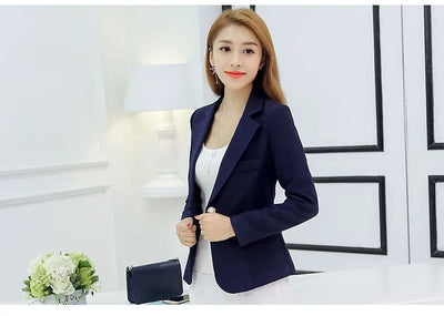 Slim Fit Blazer – Women’s Korean Style
