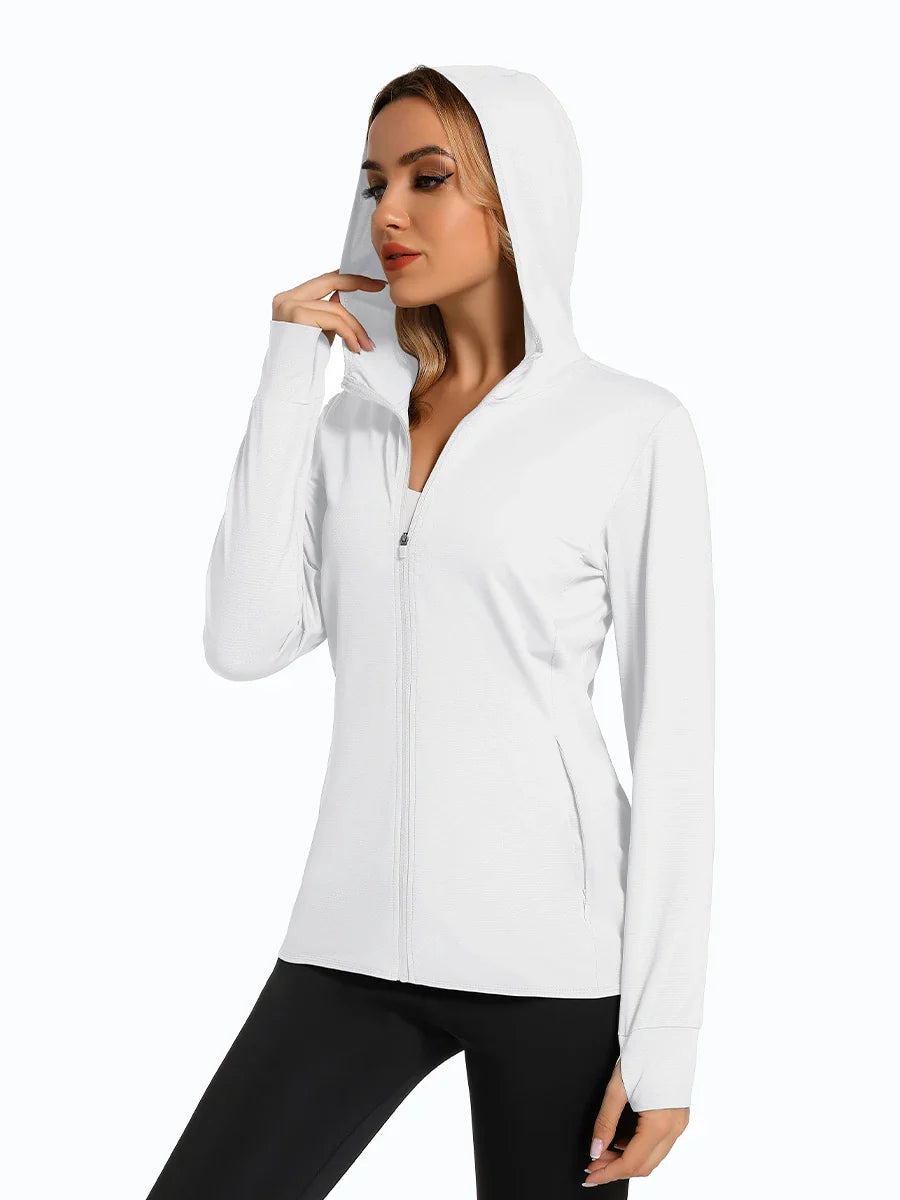 UPF 50+ Jacket – Women’s Sun Protection Hoodie