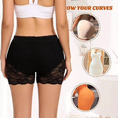 Lace Mid Waist Tummy Control Panties