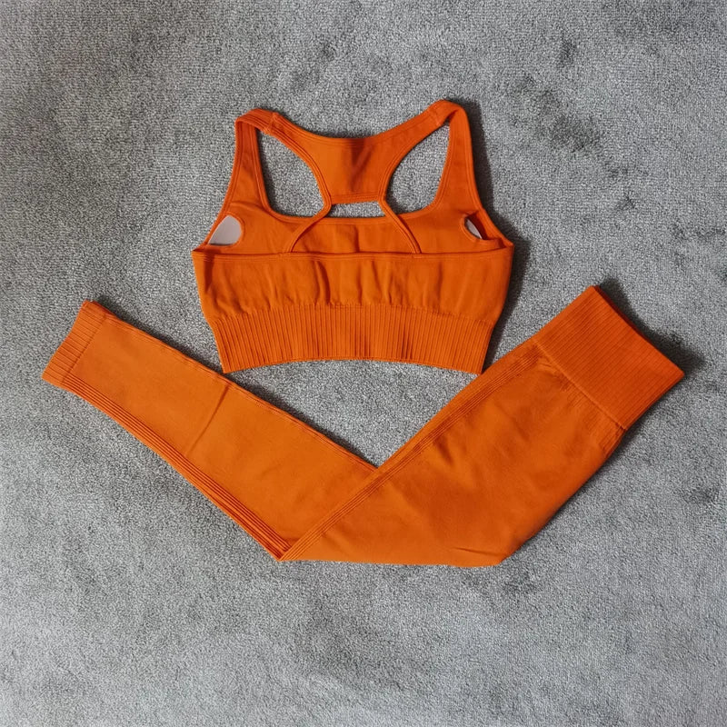 Seamless Sports Bra & Shorts Set