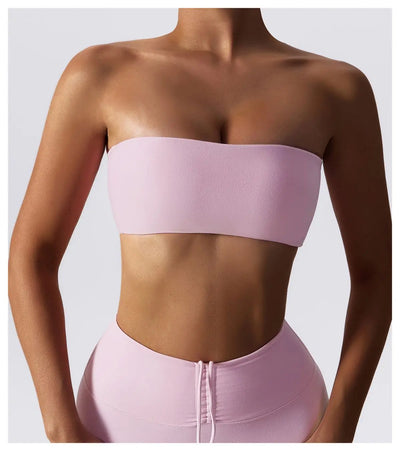 Strapless Sports Bra – Quick-Dry Tube Top