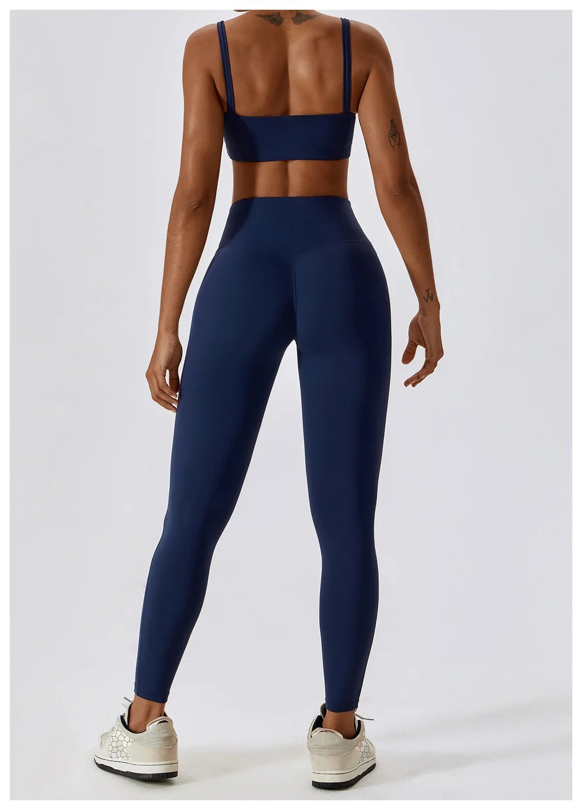 Seamless 2-Piece Workout Set – High Waist Leggings & Top