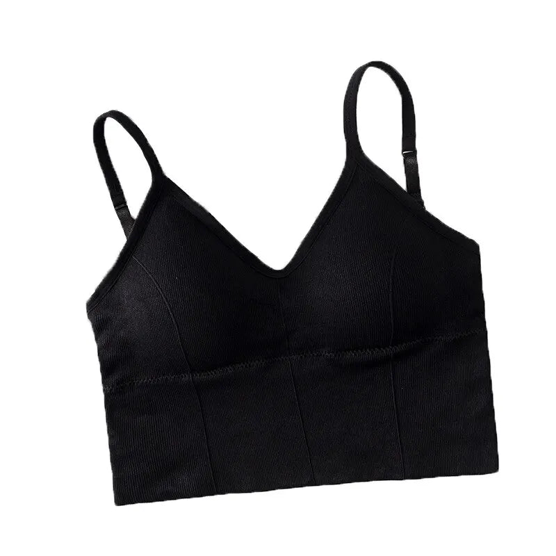 Seamless Shockproof Push-Up Sports Bra