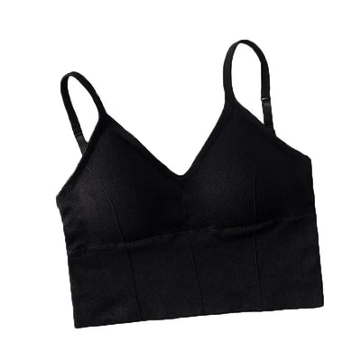 Seamless Shockproof Push-Up Sports Bra
