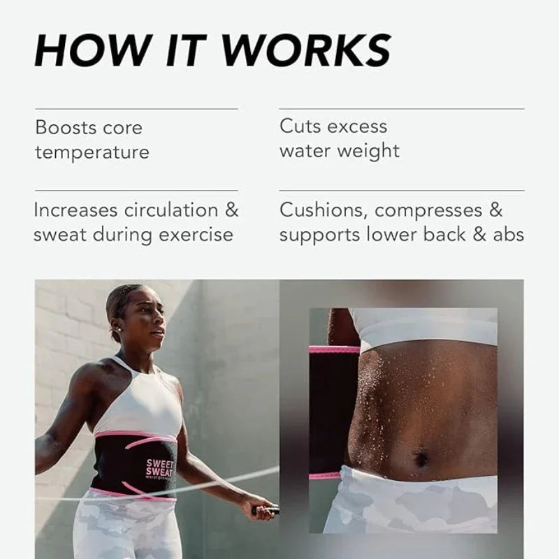 Sweet Sweat Waist Trimmer – Unisex Workout Trainer