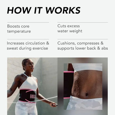 Sweet Sweat Waist Trimmer – Unisex Workout Trainer