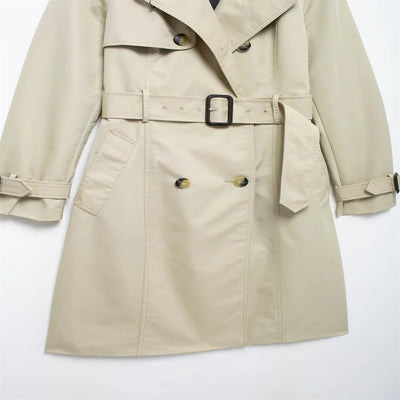 Double Breasted Trench – Women’s Belted Coat