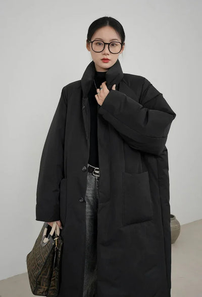 Long Parkas Thick Cotton-padded Jacket
