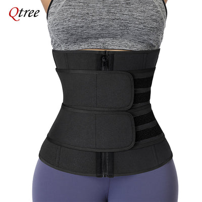 Plus Size Waist Trainer – Sweat Slimming Corset Belt