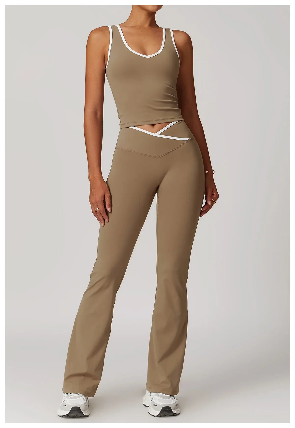 2-Piece Yoga Set – High Waist Leggings & Sports Bra for Women