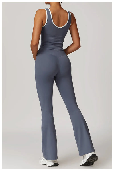 2-Piece Yoga Set – High Waist Leggings & Sports Bra for Women