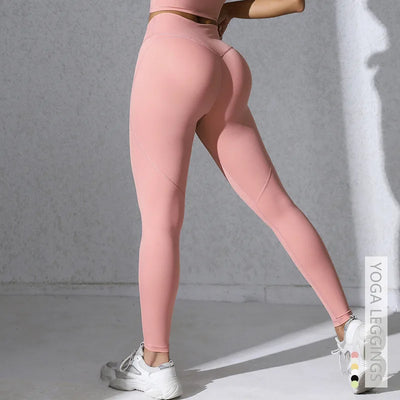 High Waist Crossed Leggings