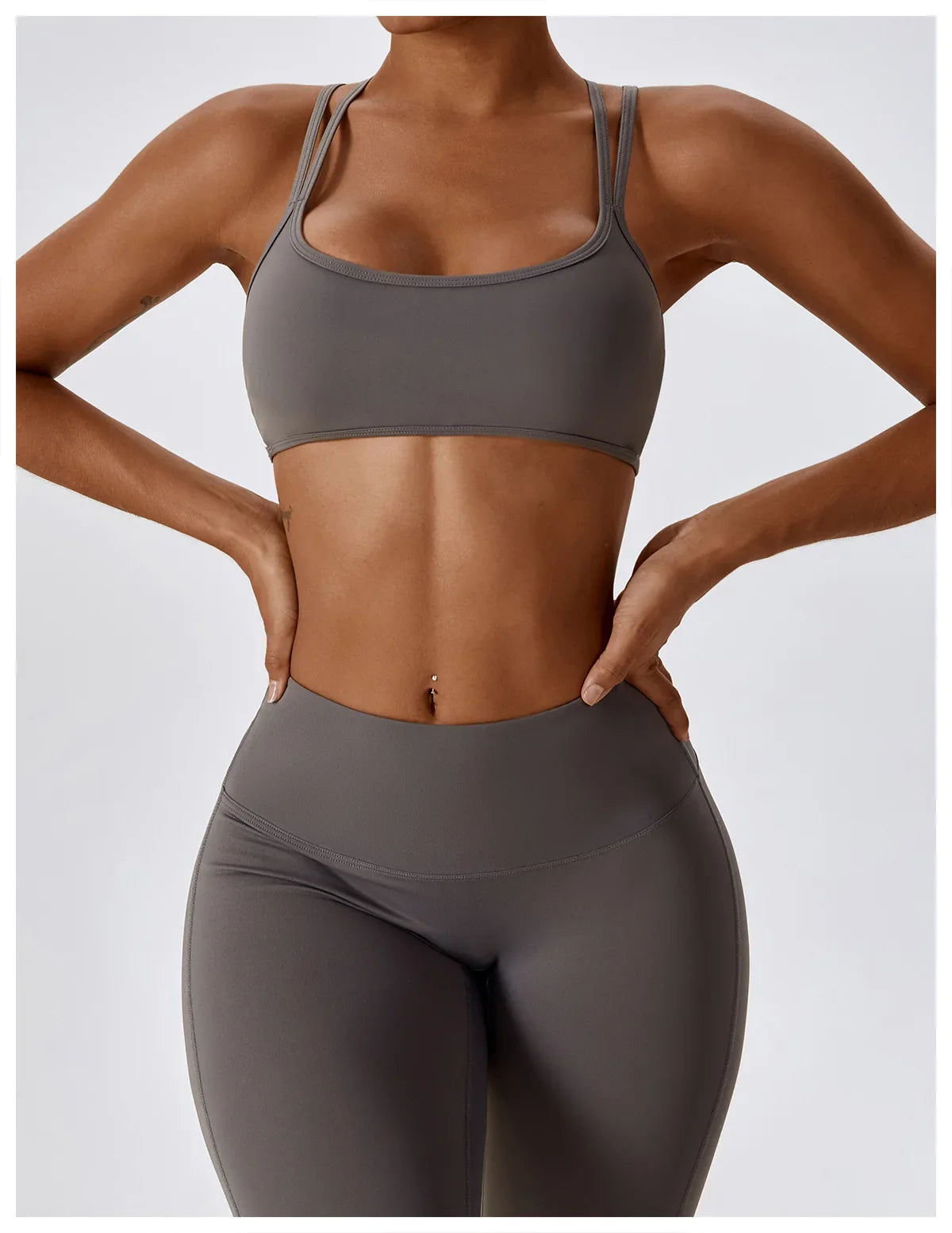 Seamless 2-Piece Workout Set – High Waist Leggings & Top
