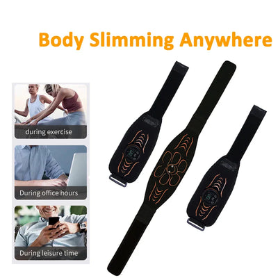 EMS Abs Trainer Belt – Smart Muscle Massager