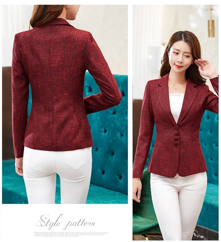 Slim Fit Blazer – Women’s Office Suit